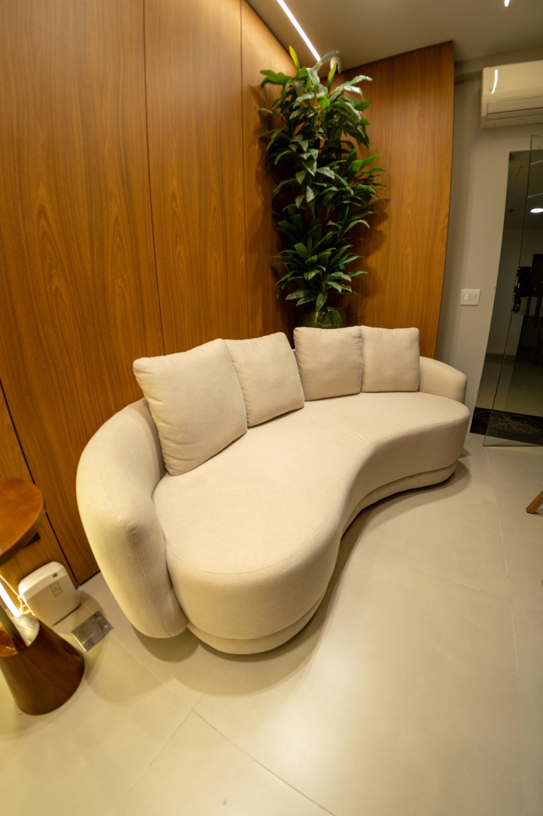 Espaço de espera do Instituto Regenesys